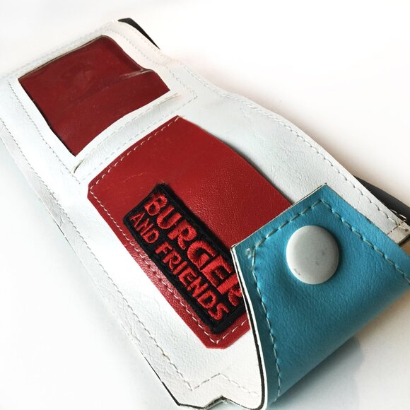 Burger & Friend Wallet NYCC Stop Worrying Love Heart Bomb Bifold Leather Artist - Picture 7 of 11